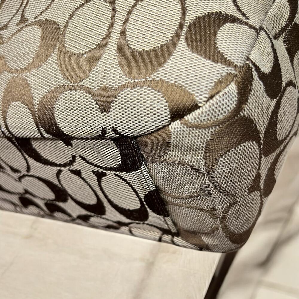 Y2K Coach F16566 Signature Jacquard North South Tote Bag & Wallet - Picture 13 of 15
